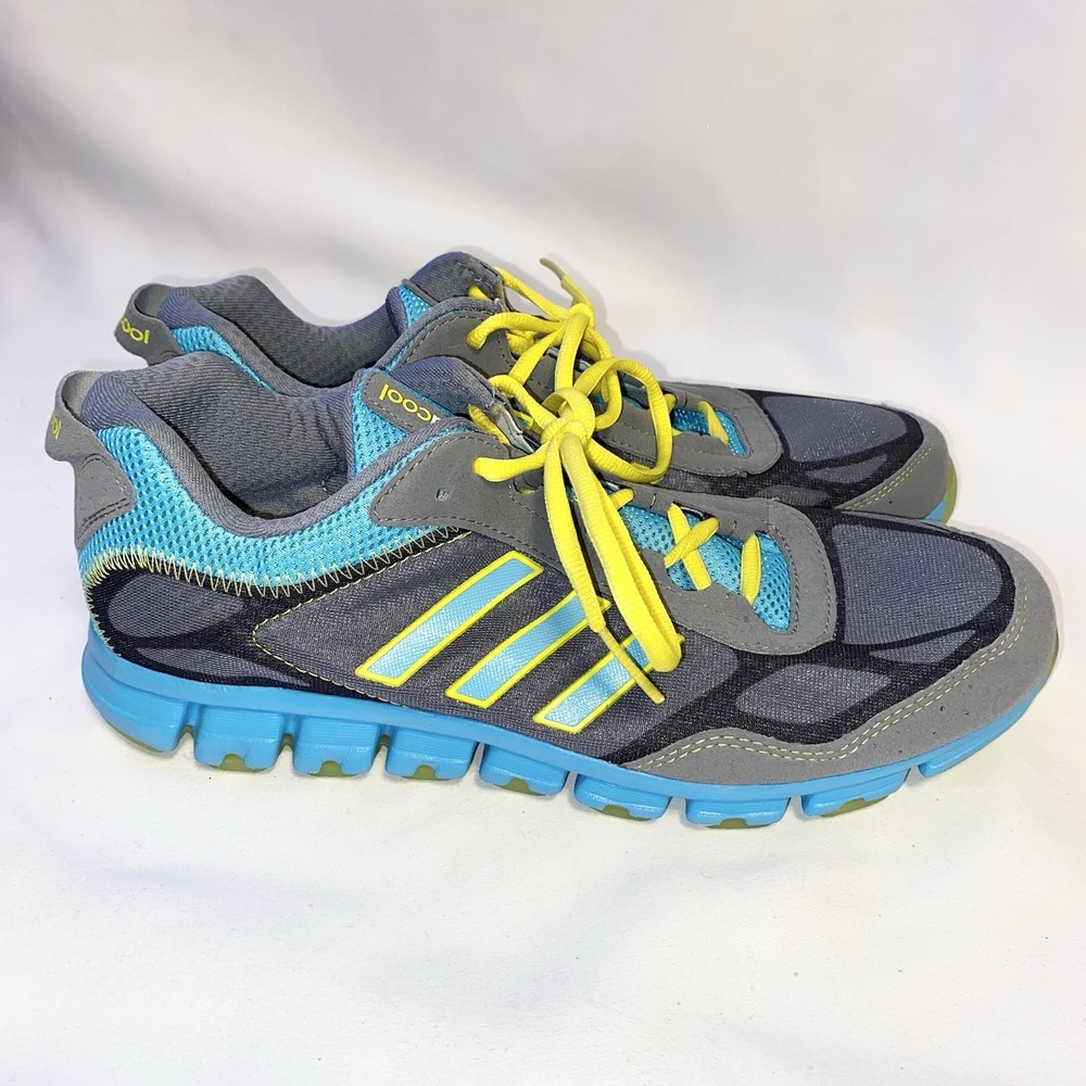 Adidas Women's Clima Cool Aqua, Gray and Yellow Size 10‎ 1/2 *Brand New*